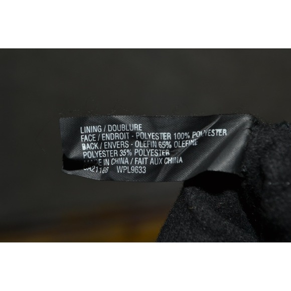 Cire Gloves Mens Large Black Faux Leather Textured Palm Lined‎ Winter Warm - Picture 10 of 11